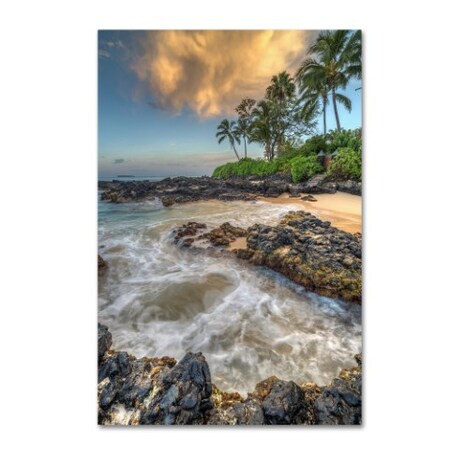 Trademark Fine Art Pierre Leclerc 'Makena Sunrise' Canvas Art, 30x47 PL0209-C3047GG